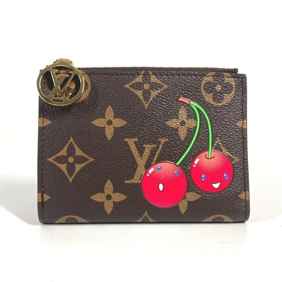 LOUIS VUITTON M13420 Monogram Portefeuille-Lisa Cherry Compact Wallet Unused - Picture 2 of 16